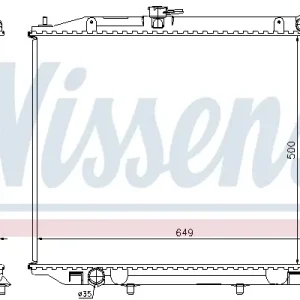 Geprüft NISSENS 68708A - Kühler, Motorkühlung - ** FIRST FIT **