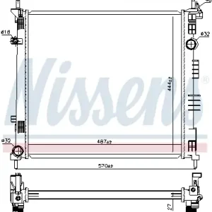 Mega-Angebot NISSENS 68774 - Kühler, Motorkühlung