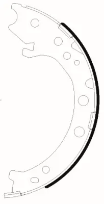 TEXTAR 91083100 - Bremsbackensatz, Feststellbremse Preiswert