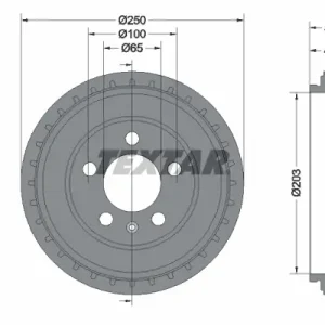 Angebot TEXTAR 94048200 - Bremstrommel