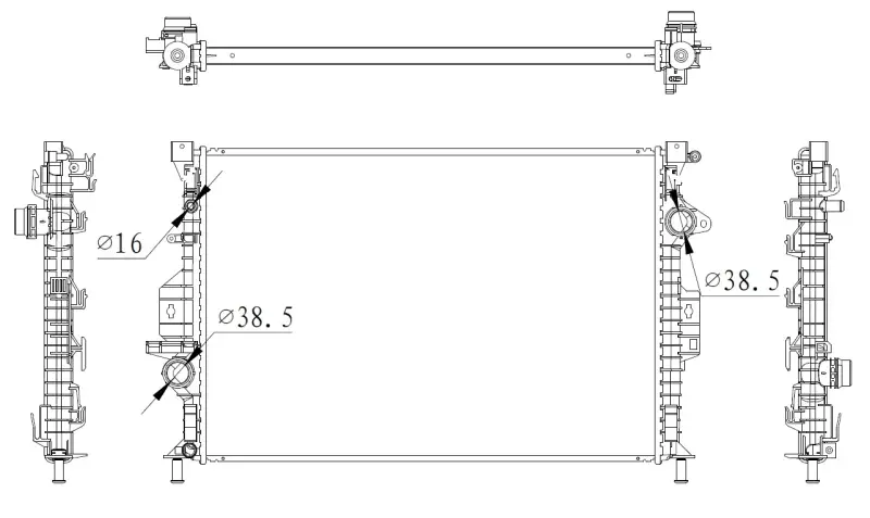 NRF 550006 - Kühler, Motorkühlung Sichere Zahlung