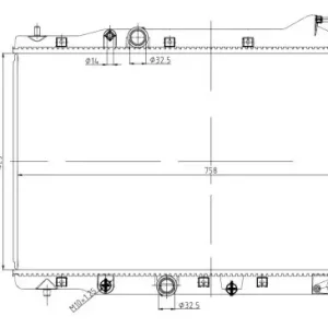 Rabatt NRF 550040 - Kühler, Motorkühlung