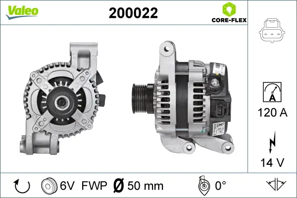 Bestseller VALEO 200022 - Generator - VALEO CORE-FLEX