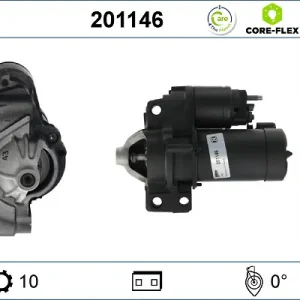 VALEO 201146 - Starter - VALEO CORE-FLEX Must-Have