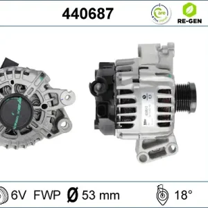 VALEO 440687 - Generator - VALEO RE-GEN REMANUFACTURED Echt