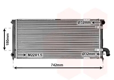 Beliebt VAN WEZEL 49002028 - Kühler, Motorkühlung