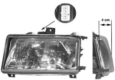 VAN WEZEL 4912944 - Hauptscheinwerfer Heißes Angebot