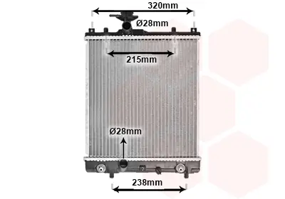 VAN WEZEL 52002095 - Kühler, Motorkühlung Neu