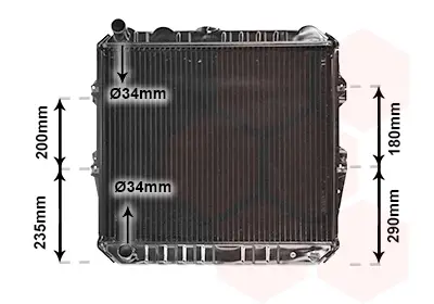 VAN WEZEL 53002134 - Kühler, Motorkühlung Aktuell