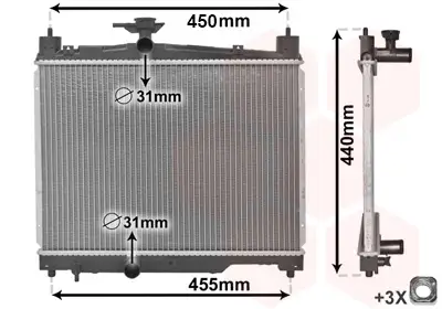 VAN WEZEL 53002251 - Kühler, Motorkühlung Abverkauf