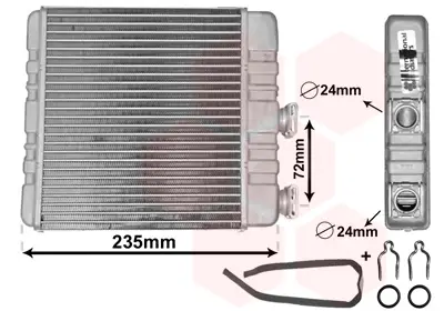 Neu Im Sortiment VAN WEZEL 37006321 - Wärmetauscher, Innenraumheizung - *** IR PLUS ***