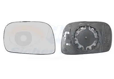 Aktuell VAN WEZEL 3701837 - Spiegelglas, Außenspiegel - * HAGUS *