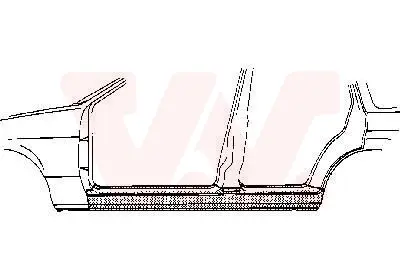 VAN WEZEL 3734104 - Einstiegsblech Preisknaller