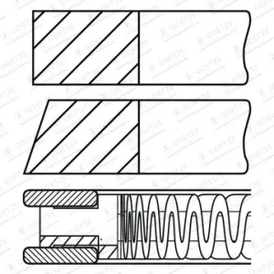 GOETZE ENGINE 08-437707-00 - Kolbenringsatz Super-Preis