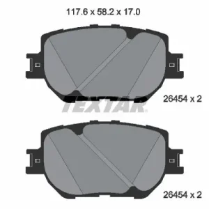 Mega-Angebot TEXTAR 2645401 - Bremsbelagsatz, Scheibenbremse