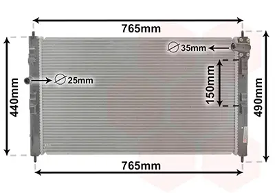 VAN WEZEL 09012707 - Kühler, Motorkühlung Knallerangebot