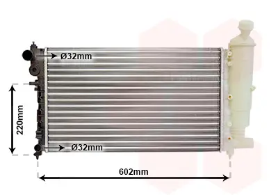 VAN WEZEL 40002262 - Kühler, Motorkühlung Neuheit