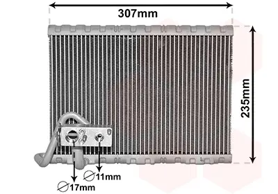 VAN WEZEL 4000V401 - Verdampfer, Klimaanlage Rabatt