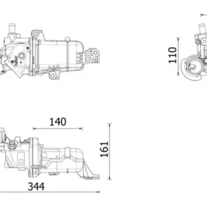 MAHLE CE 49 000P - Kühler, Abgasrückführung Günstig