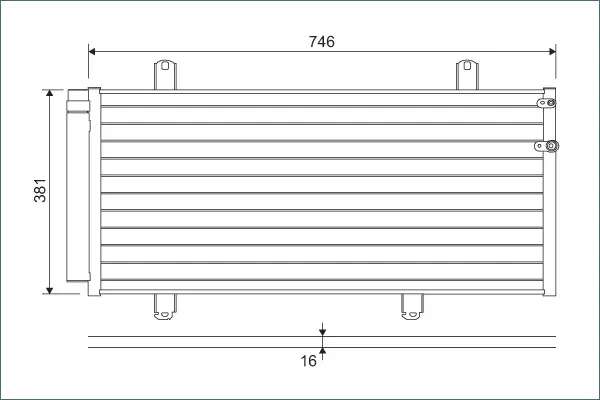 Highlight VALEO 822584 - Kondensator, Klimaanlage