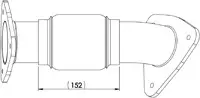 Sichere Zahlung DINEX 29299 - Abgasrohr