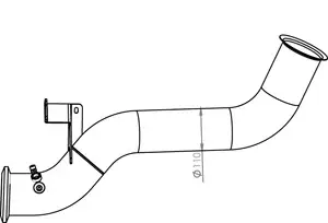 DINEX 48165 - Abgasrohr Sonderaktion