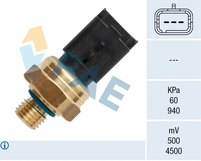 Markenware FAE 15611 - Sensor, Öldruck