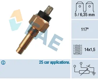 FAE 34160 - Sensor, Kühlmitteltemperatur Sale