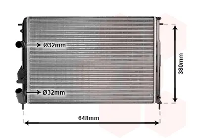 Saisonangebot VAN WEZEL 43002312 - Kühler, Motorkühlung