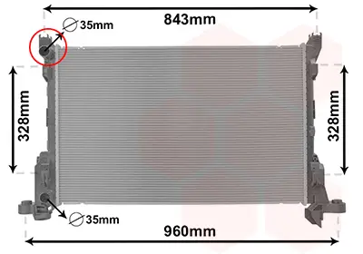VAN WEZEL 43002623 - Kühler, Motorkühlung Billig