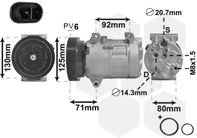 Online Kaufen VAN WEZEL 4300K441 - Kompressor, Klimaanlage - *** IR PLUS ***