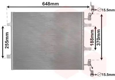VAN WEZEL 43005459 - Kondensator, Klimaanlage Neue Ware