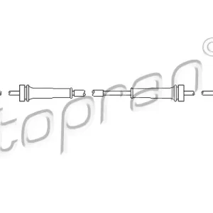 TOPRAN 722 800 - Sensor, Raddrehzahl Markenprodukt