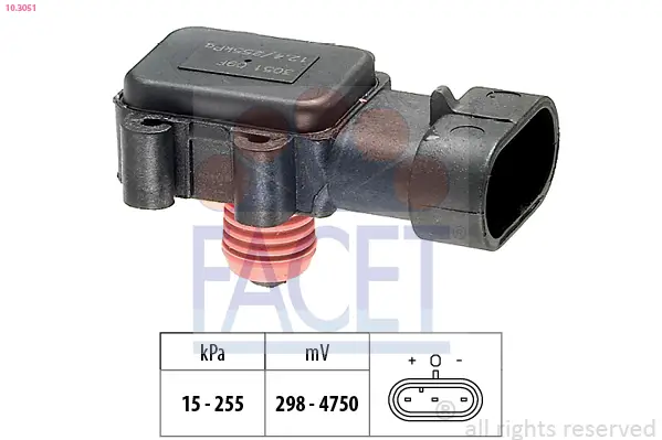 FACET 10.3051 - Luftdrucksensor, Höhenanpassung Sofort Bestellen