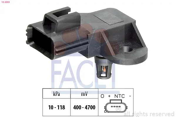 Letzte Chance FACET 10.3093 - Luftdrucksensor, Höhenanpassung