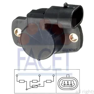 FACET 10.5001 - Sensor, Drosselklappenstellung Schneller Versand