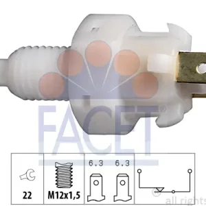 FACET 7.1004 - Bremslichtschalter Beliebt