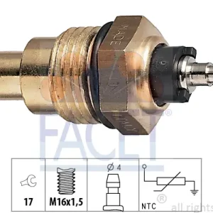 Echt FACET 7.3009 - Sensor, Kühlmitteltemperatur