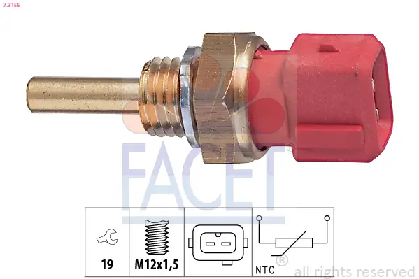 FACET 7.3155 - Sensor, Kühlmitteltemperatur Sonderaktion