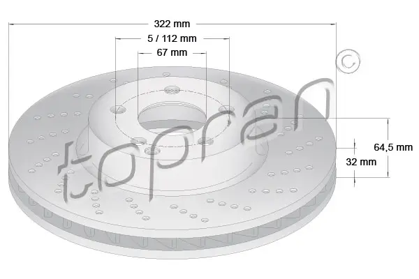Neuheit TOPRAN 408 830 - Bremsscheibe