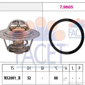 Must-Have FACET 7.8312 - Thermostat, Kühlmittel