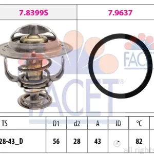 Neue Ware FACET 7.8522 - Thermostat, Kühlmittel