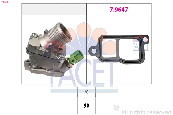 FACET 7.8606 - Thermostat, Kühlmittel Sale