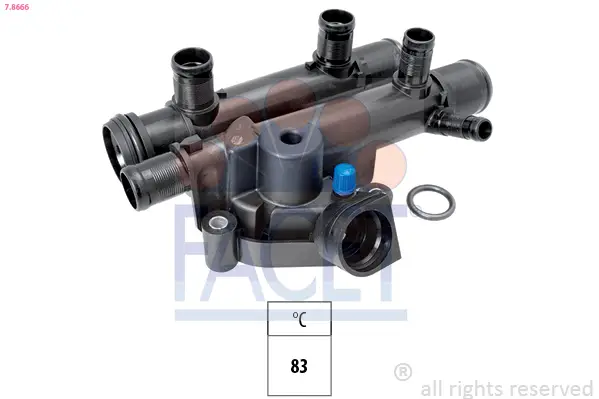 Preiswert FACET 7.8666 - Thermostat, Kühlmittel