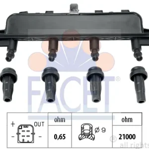 FACET 9.6305 - Zündspule Neue Kollektion