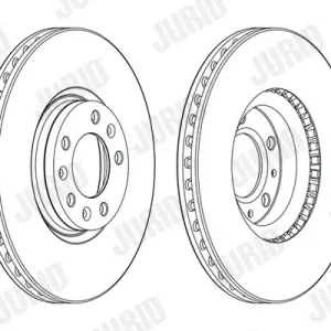 Markenware JURID 562994JC - Bremsscheibe