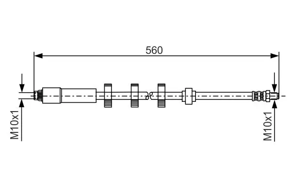 BOSCH 1 987 481 290 - Bremsschlauch Saisonangebot