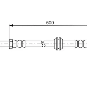 BOSCH 1 987 481 676 - Bremsschlauch Preisreduziert