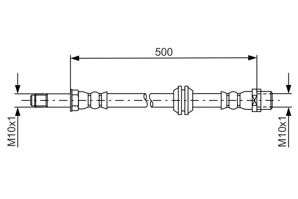 BOSCH 1 987 481 676 - Bremsschlauch Preisreduziert