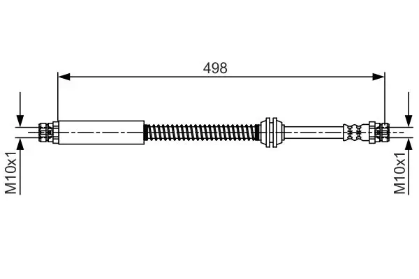 BOSCH 1 987 481 711 - Bremsschlauch Finale Aktion